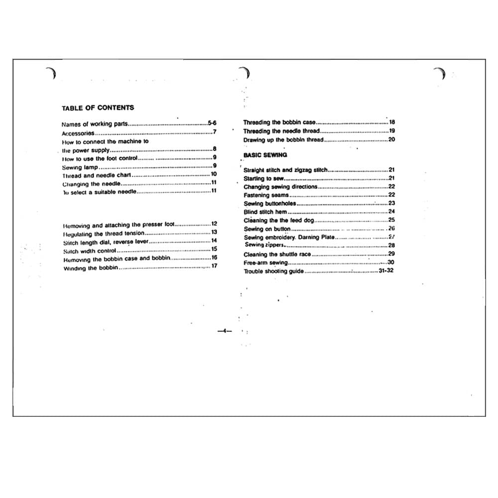 Babylock BL1220 Instruction Manual image # 121743