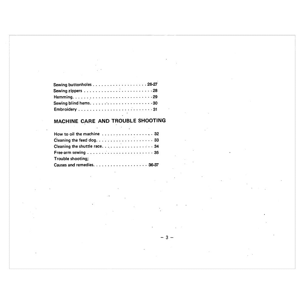 Babylock BL1400 Instruction Manual image # 121522