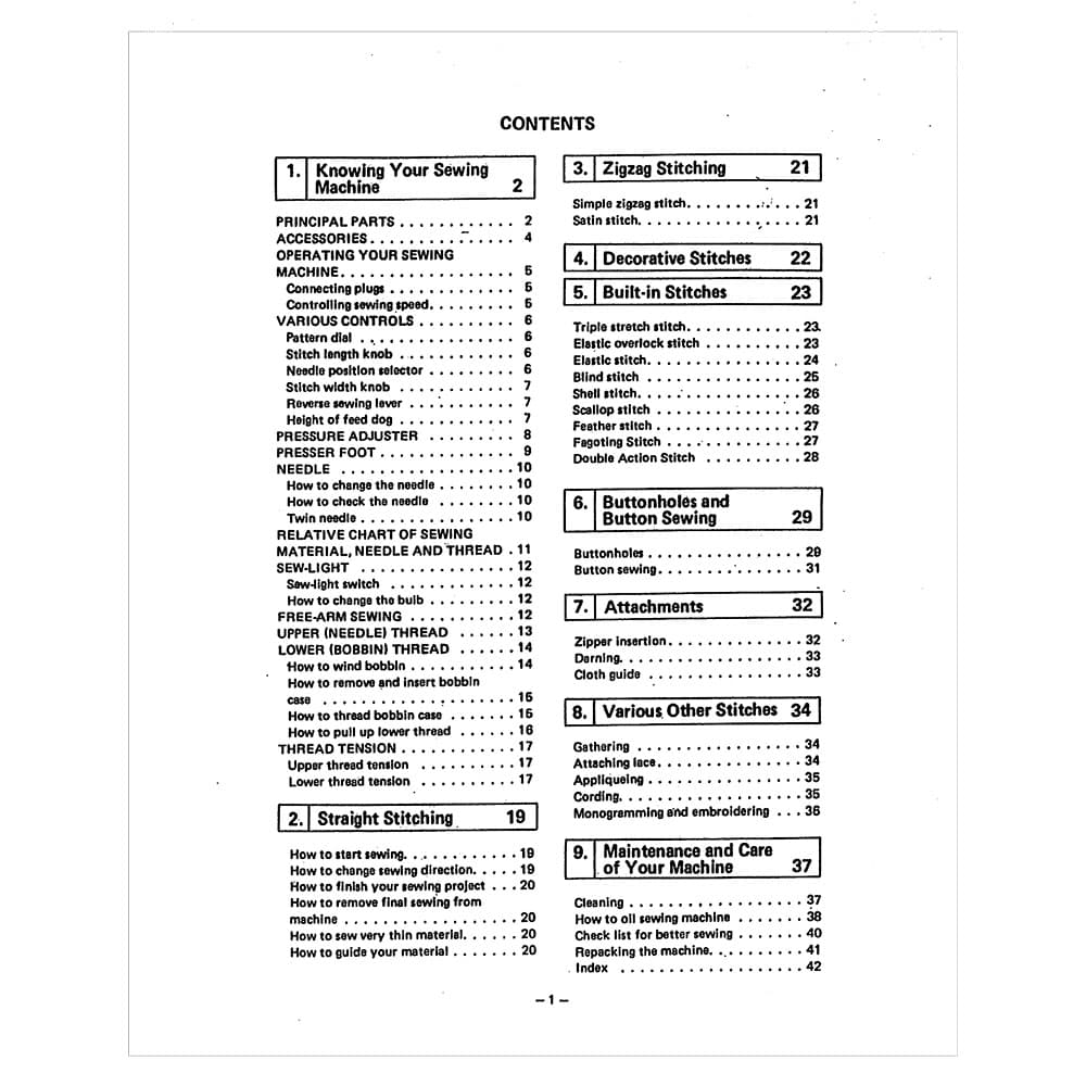 Babylock Companion BL1500 Instruction Manual image # 121525
