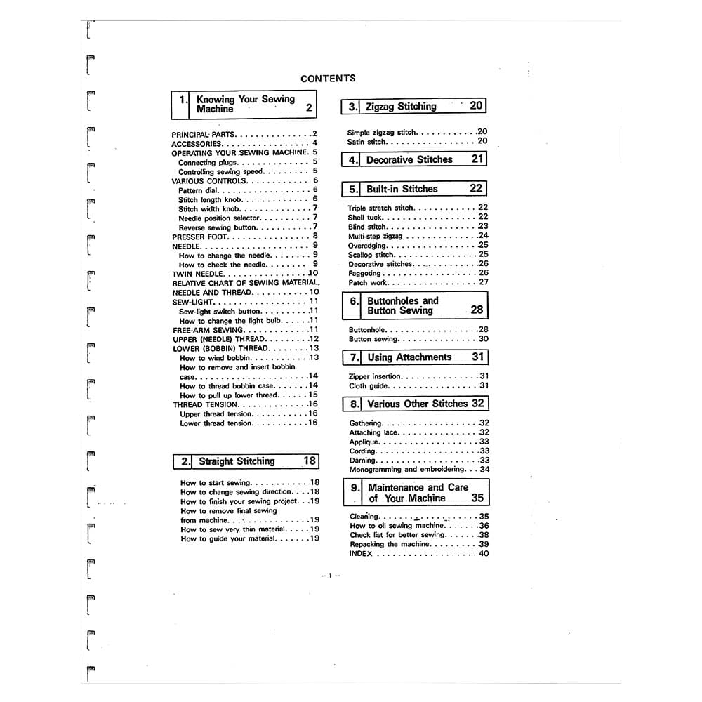 Babylock BL1550 Companion Instruction Manual image # 121722