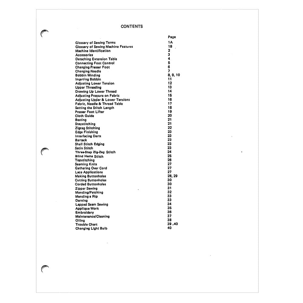 Babylock BL2000 Instruction Manual image # 121534