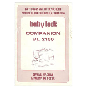 Babylock Model BL2150 Instruction Manual image # 121549