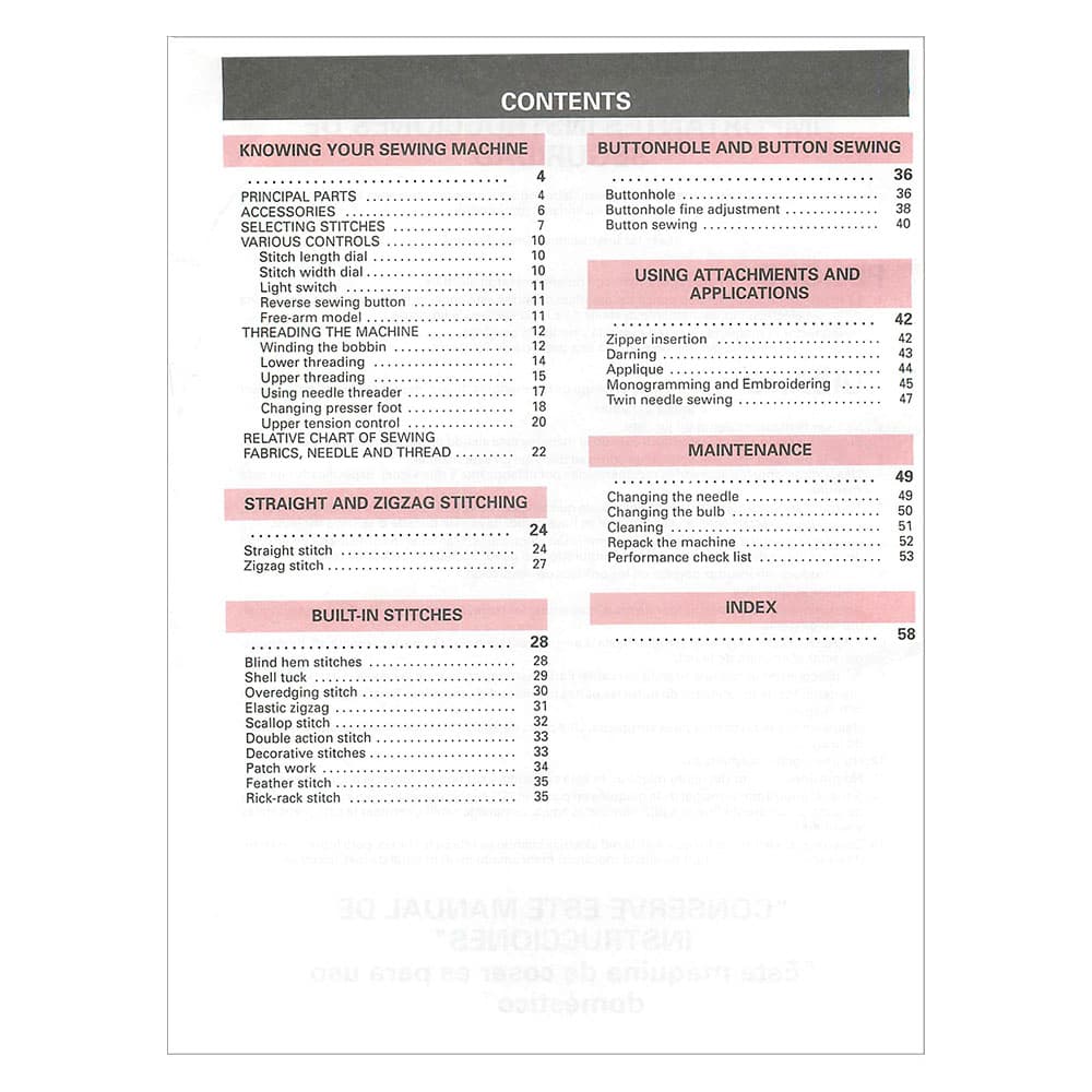 Babylock Model BL2150 Instruction Manual image # 121550