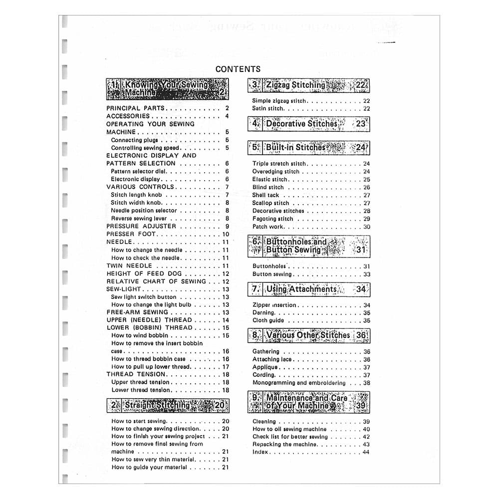 Babylock BL2400 Instruction Manual image # 121766