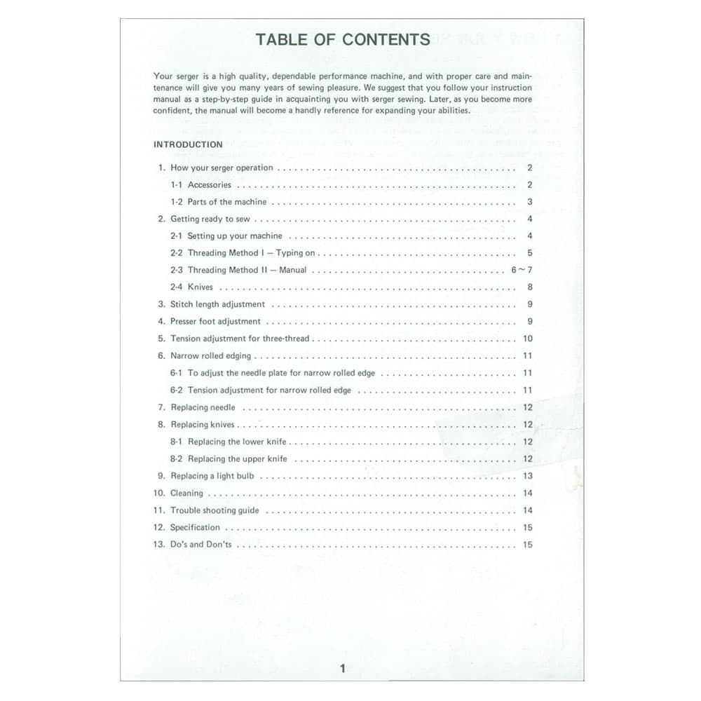 Babylock BL3-437 Instruction Manual image # 121771
