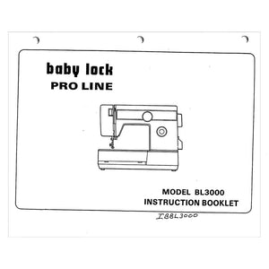 Babylock BL3000 Pro Line Instruction Manual image # 121557