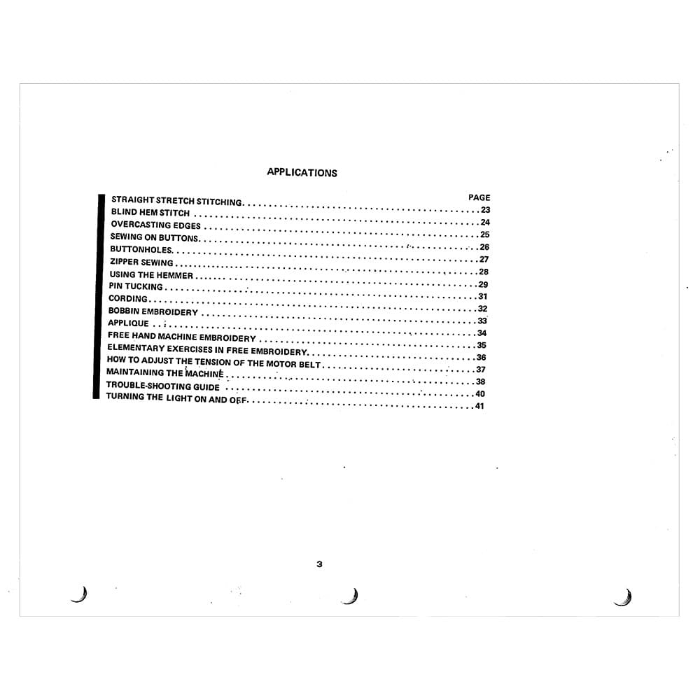 Babylock BL3000 Pro Line Instruction Manual image # 121558