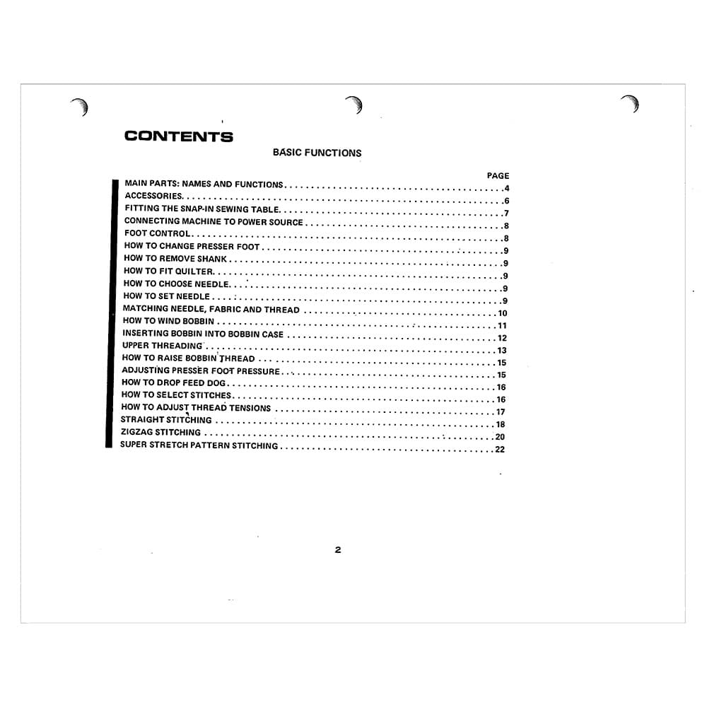 Babylock BL3000 Pro Line Instruction Manual image # 121556