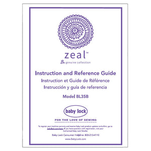 Baby Lock BL35B Zeal Instruction Manual image # 121502