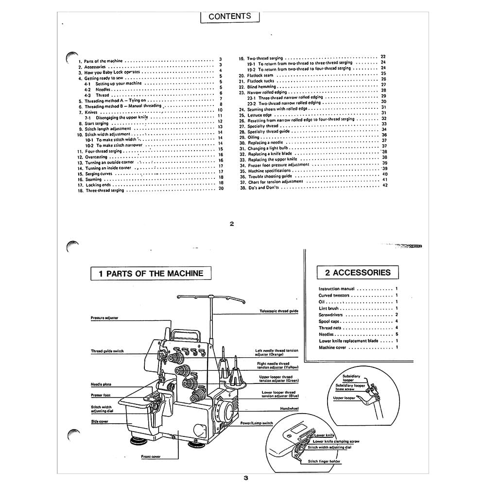Babylock BL4-428 Instruction Manual image # 121685
