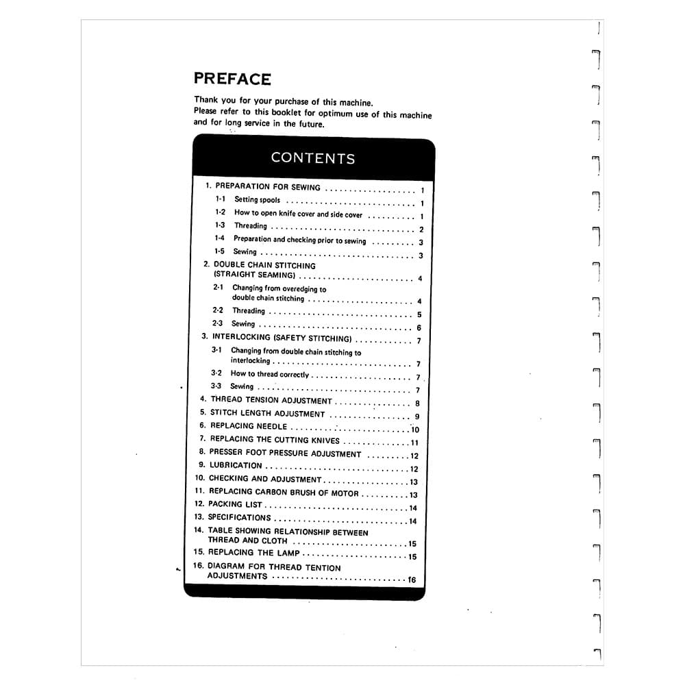Babylock BL4-625 Instruction Manual image # 121691