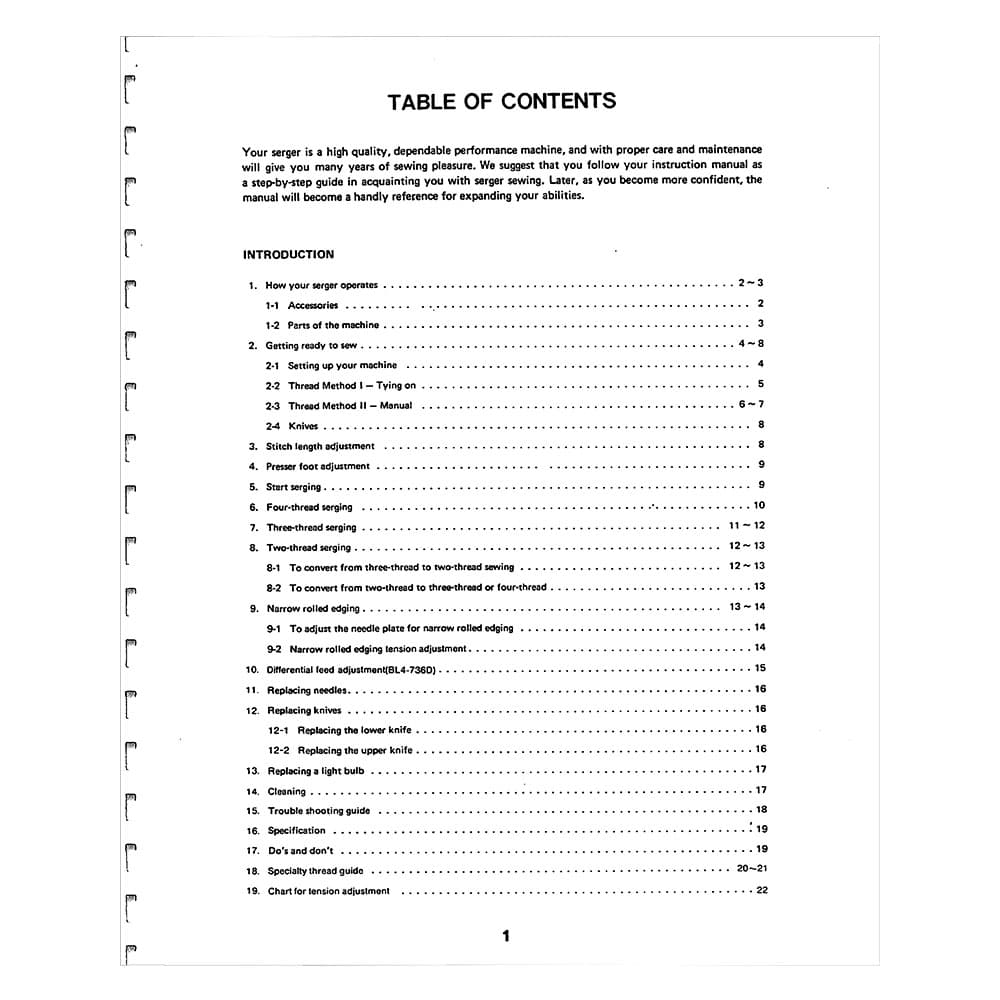 Babylock BL4-736 Instruction Manual image # 121694