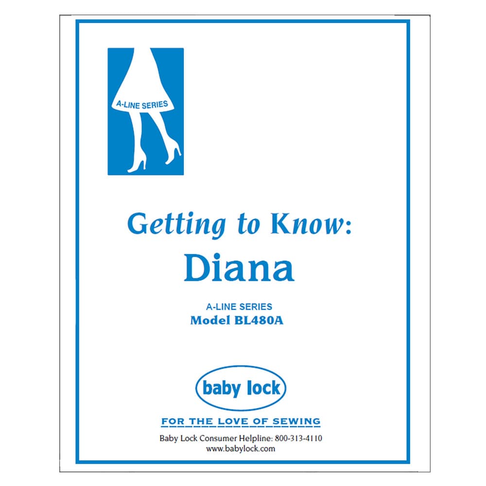 Babylock BL480A Diana Instruction Manual image # 121816