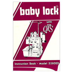 Babylock BL5380ED Instruction Manual image # 121604