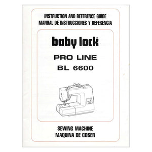 Babylock BL6600 Pro Line Instruction Manual image # 121830