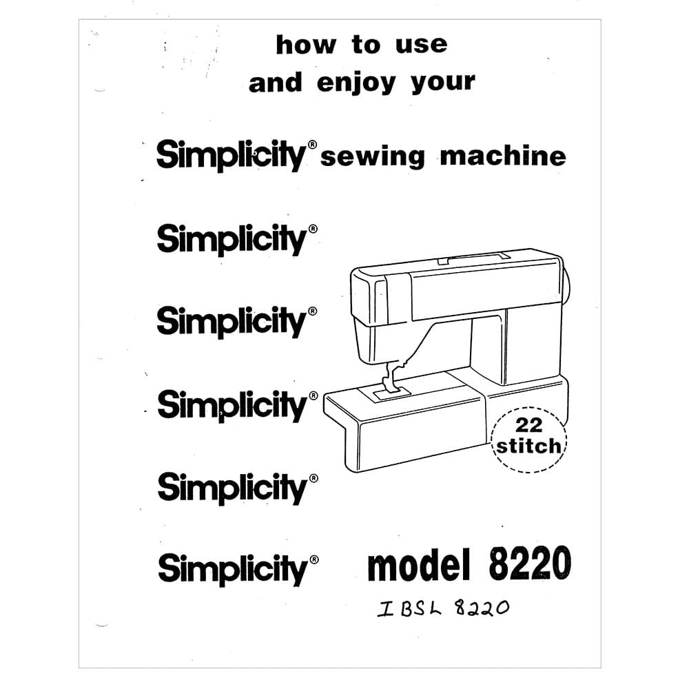 Babylock BL722 Instruction Manual image # 121611