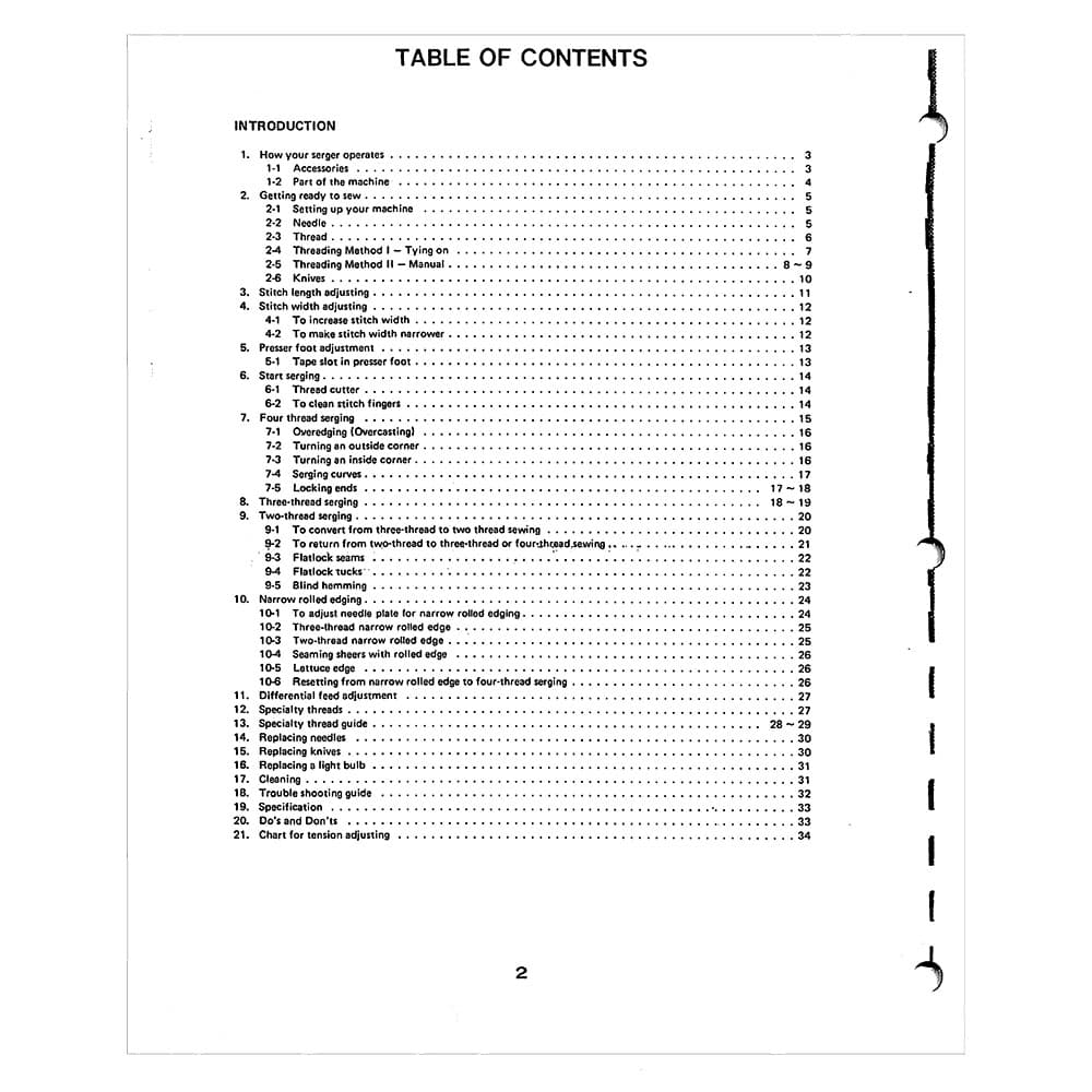 Babylock BL4-738D Instruction Manual image # 121681