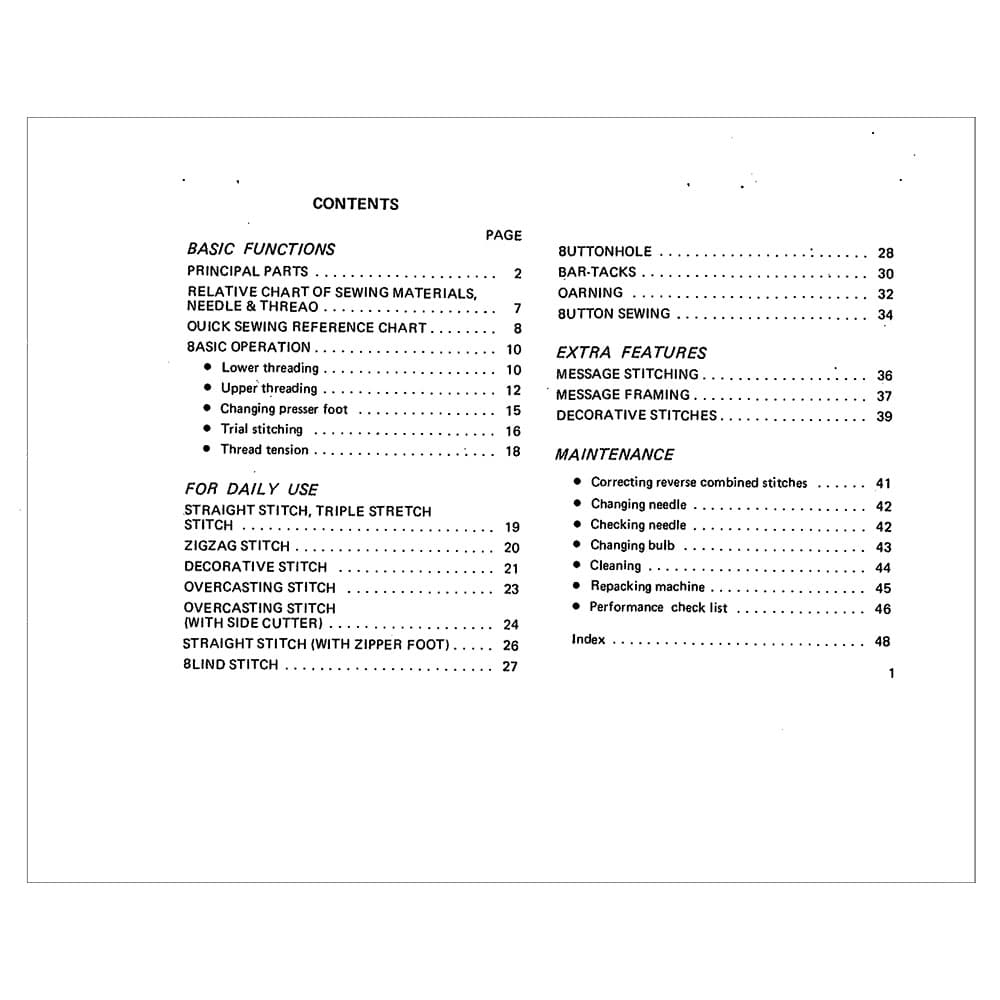 Babylock BL8000 Pro Line Instruction Manual image # 121614