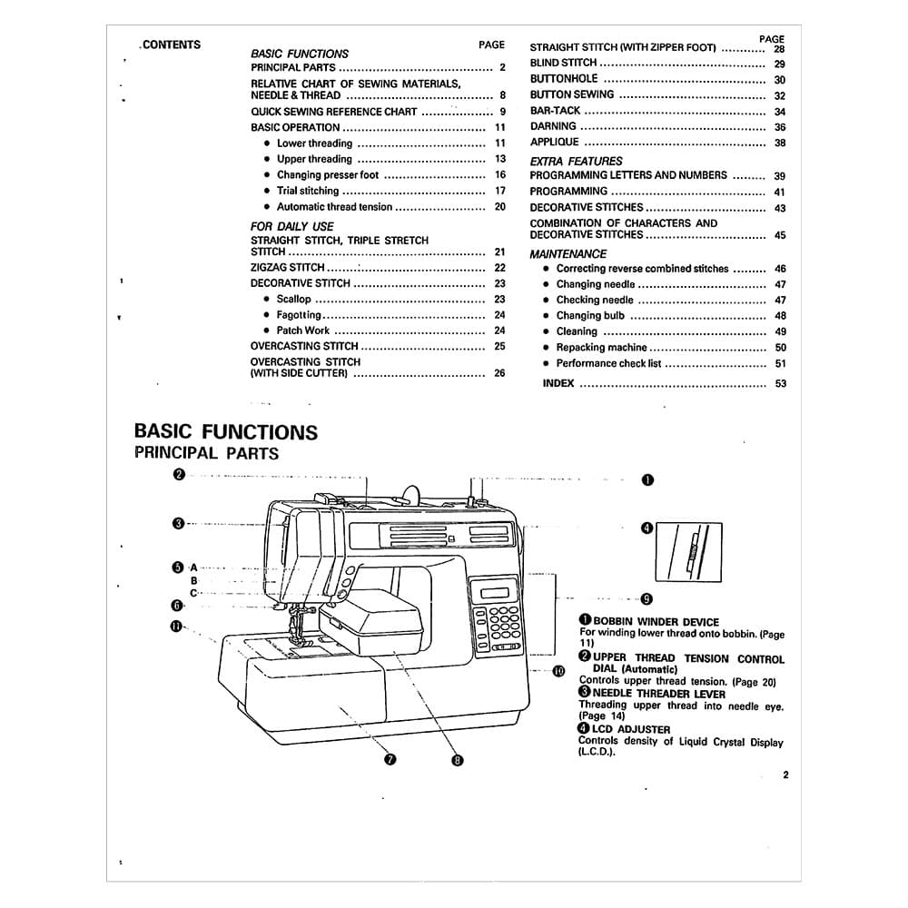 Babylock BL8500 Instruction Manual image # 121625