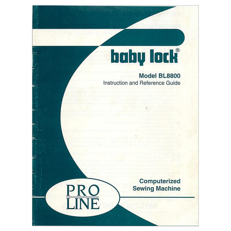Babylock BL8800 Instruction Manual image # 121859