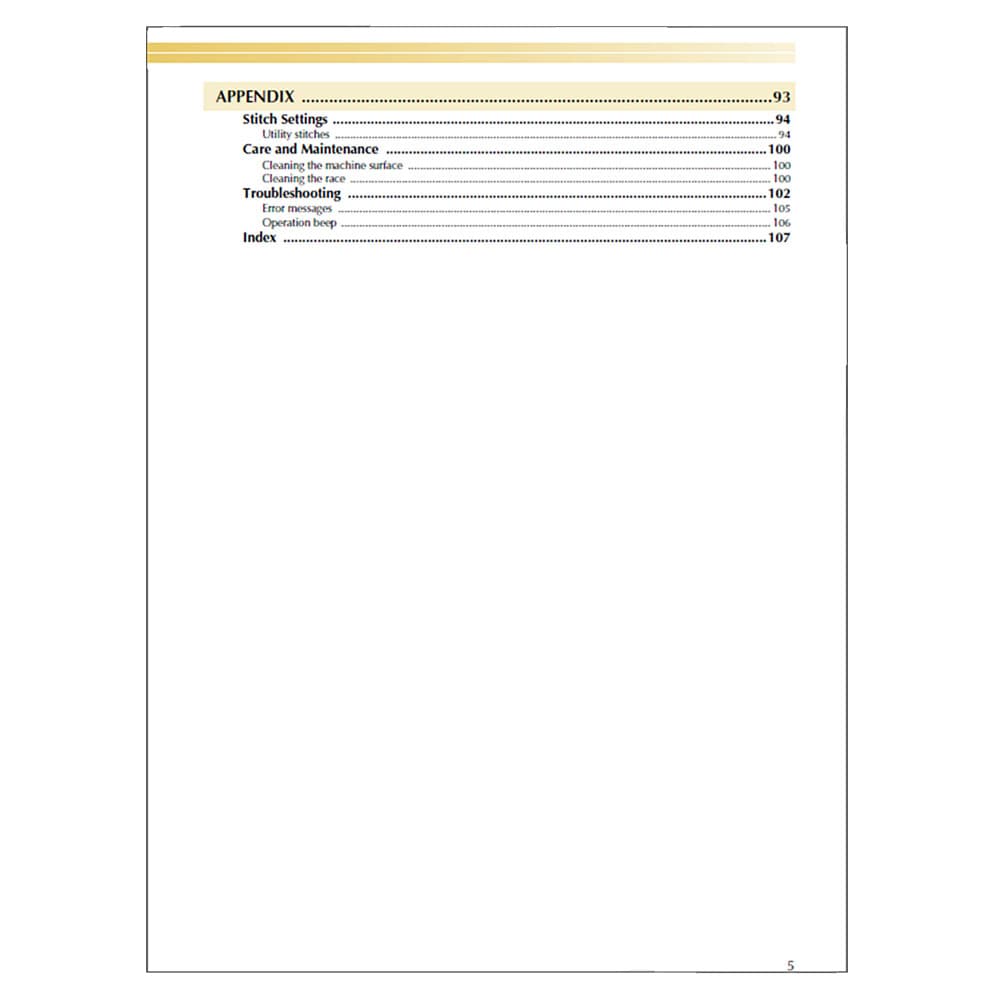Babylock BLCC2 Crafter's Choice Instruction Manual image # 121869