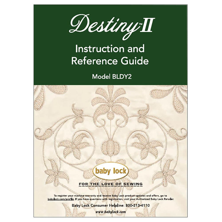 Babylock BLDY2 Destiny II Instruction Manual image # 121920