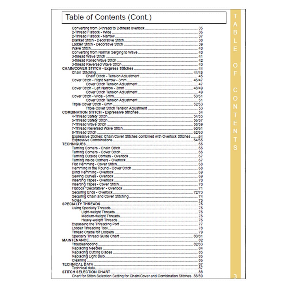 Babylock BLE8W Evolve Instruction Manual image # 121986