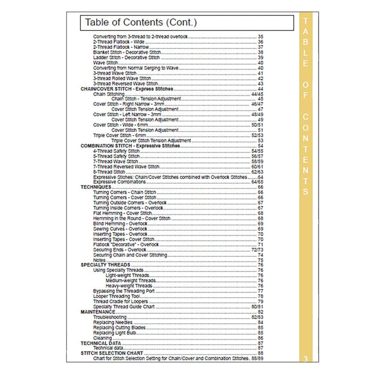 Babylock BLE8W Evolve Instruction Manual image # 121986