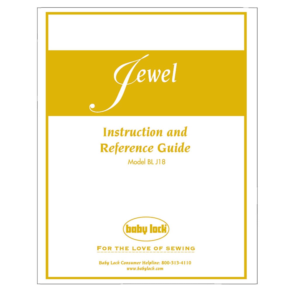 Babylock Jewel BLJ18 Instruction Manual image # 122006