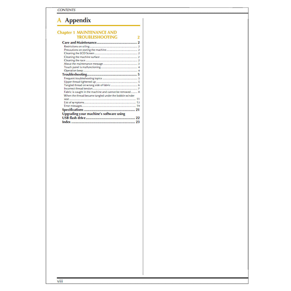 Instruction Manual, Babylock BLMAV Aventura image # 122057