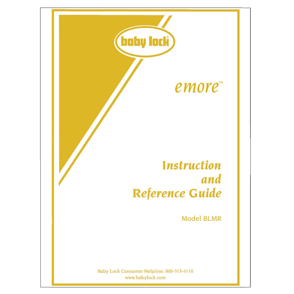 Babylock Emore BLMR Instruction Manual image # 122100