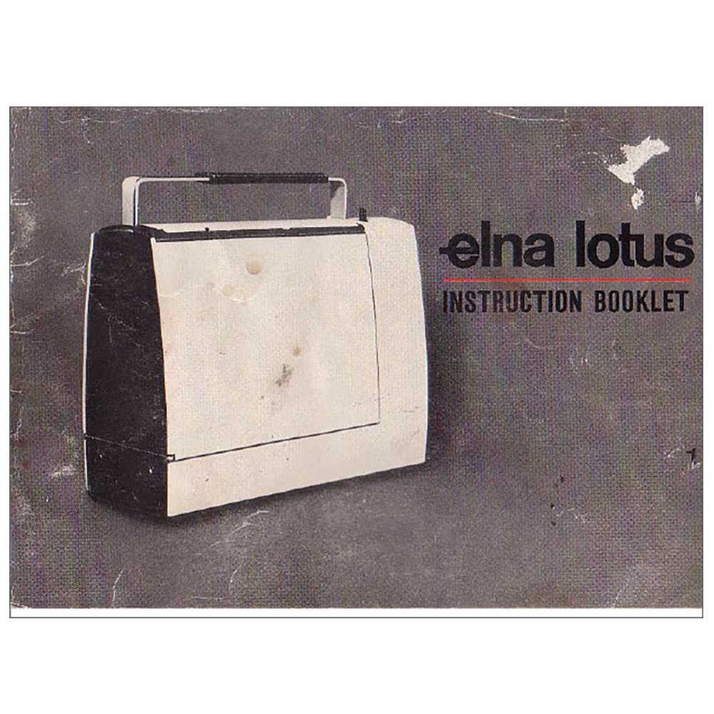 Elna Lotus 14 Instruction Manual image # 119765