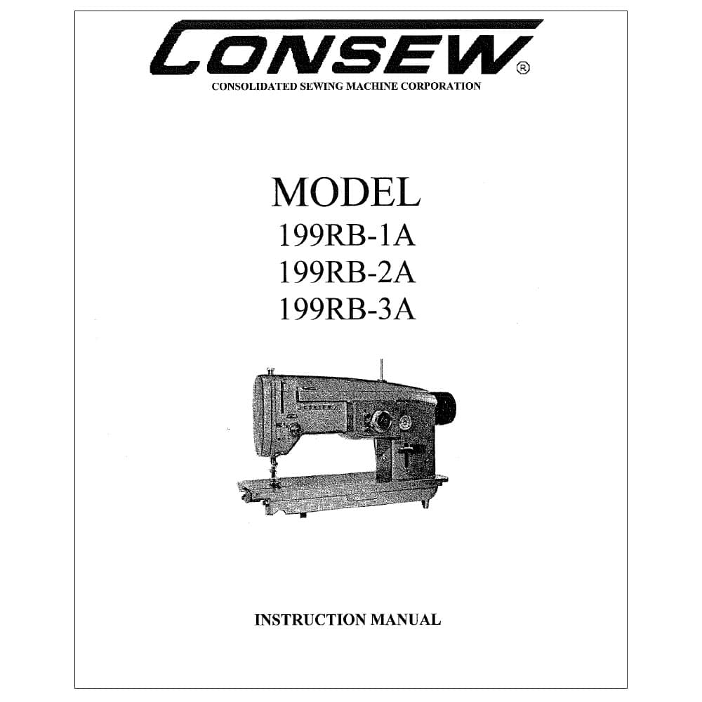 Consew 199RB-1A Instruction Manual image # 119649