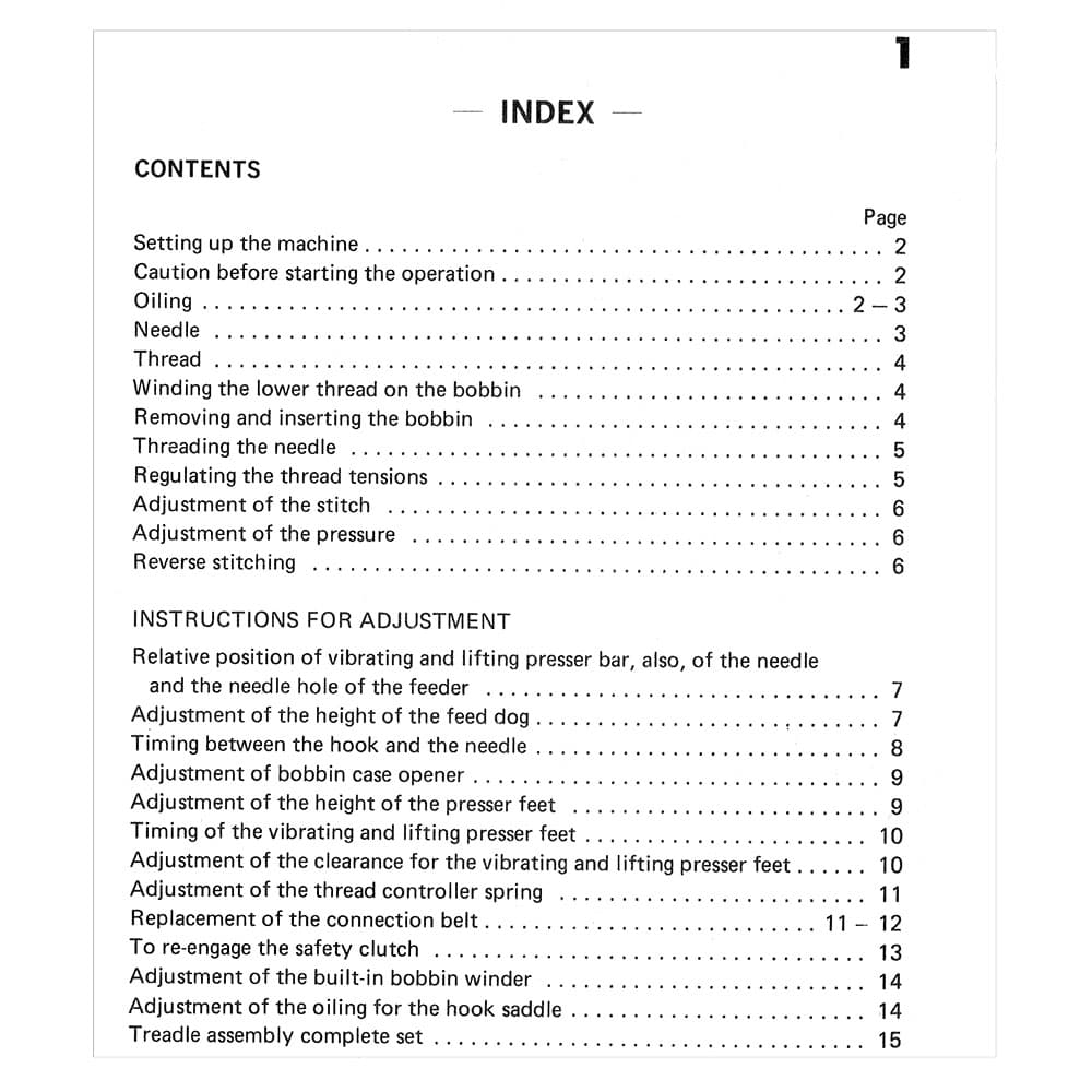 Consew 745R20 Instruction Manual image # 118984