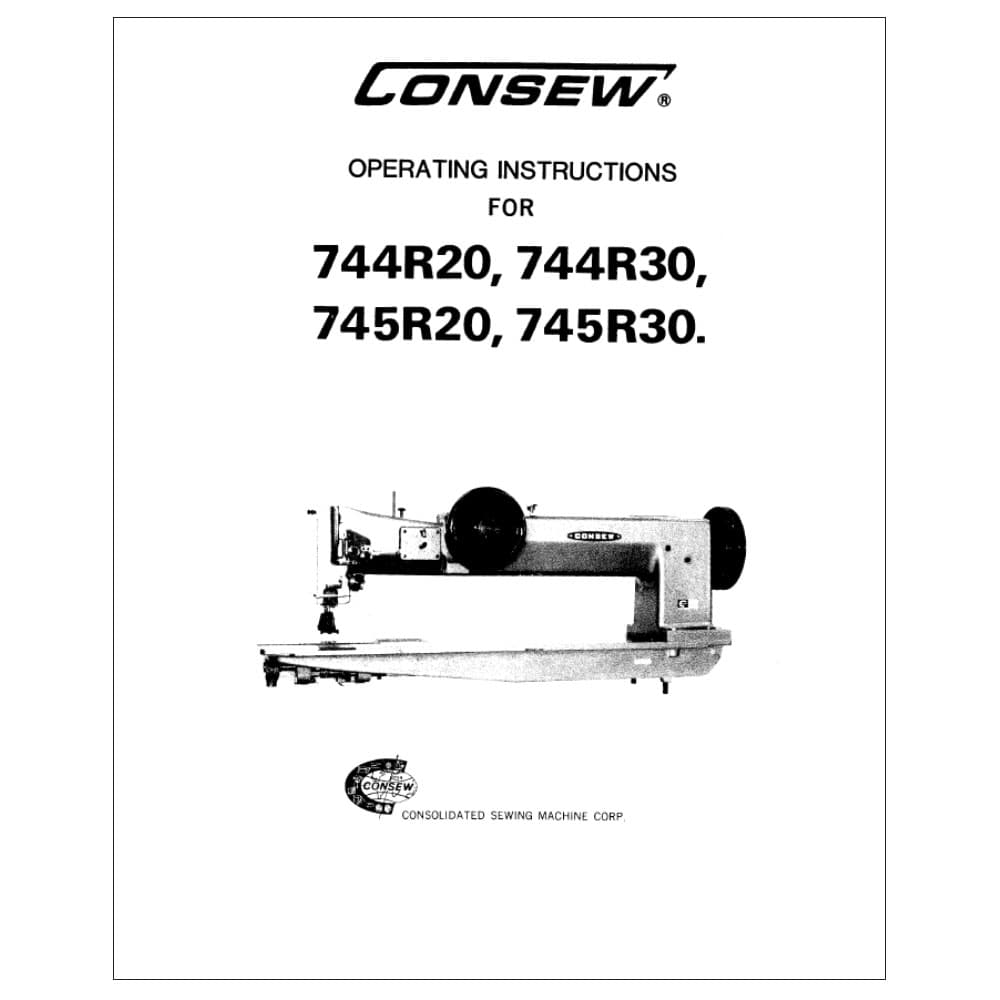 Consew 745R30 Instruction Manual image # 119950