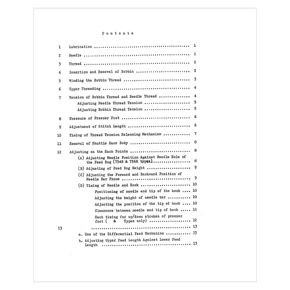 Consew 752R Instruction Manual image # 118992