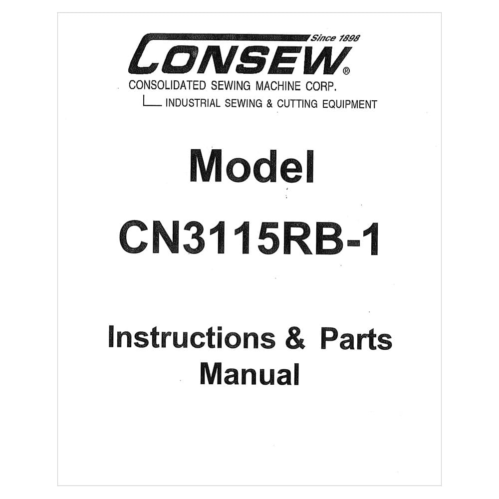 Consew CN3115RB-1 Instruction Manual image # 119024