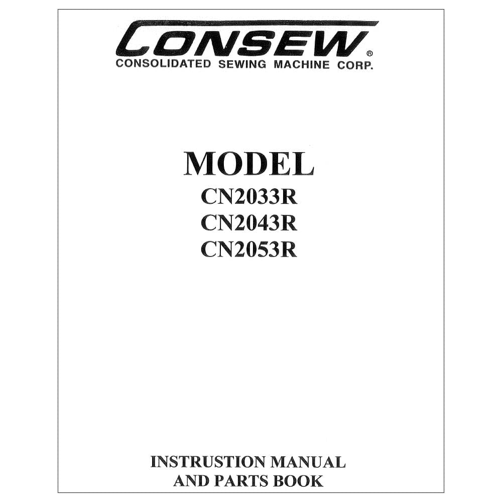 Consew CN2043R Instruction Manual image # 119876