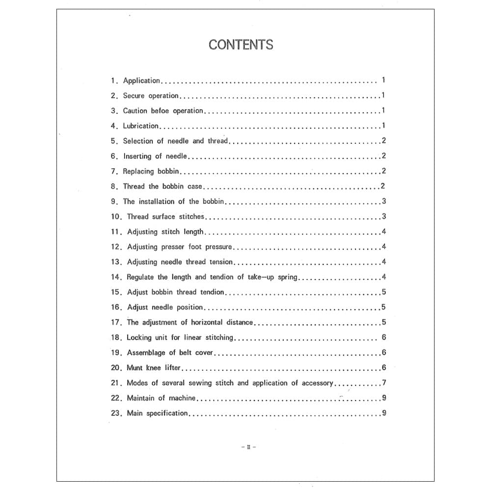 Consew CN2043R Instruction Manual image # 119877