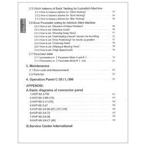 Consew HVP-60 Instruction Manual image # 119470
