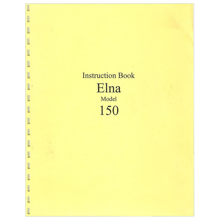 ELNA-149 Instruction Manual image # 119066