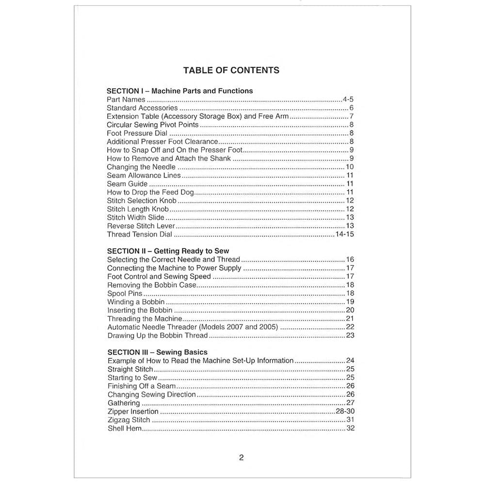Elna T34 Instruction Manual image # 119429
