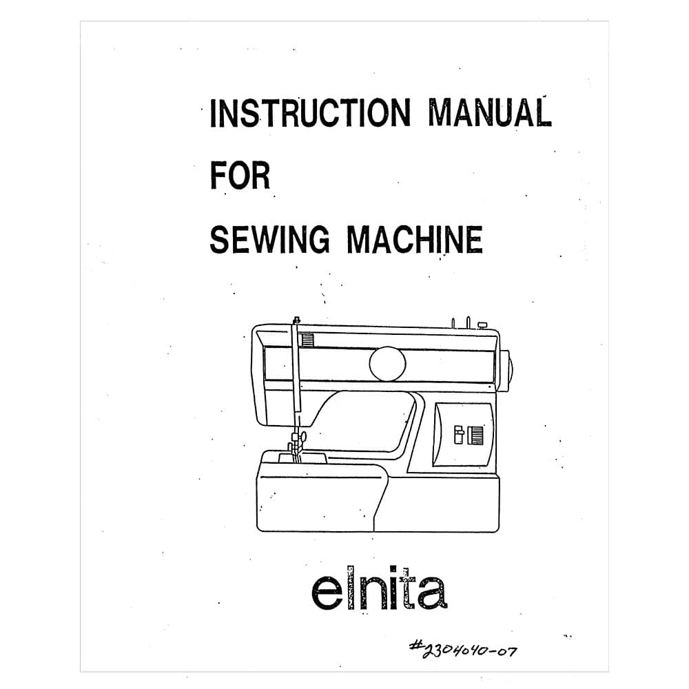 Elna 230 Instruction Manual image # 119100