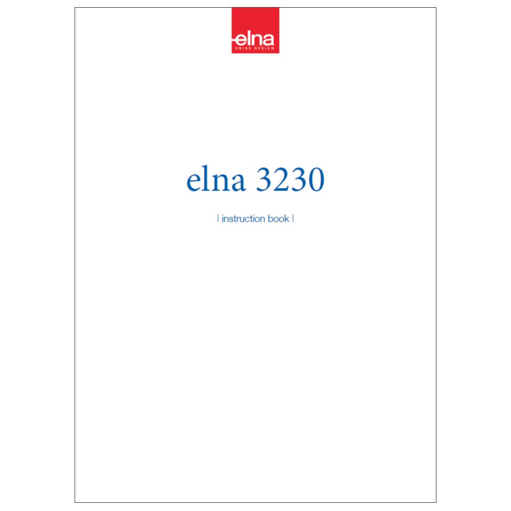 Elna 3230 Instruction Manual image # 119413