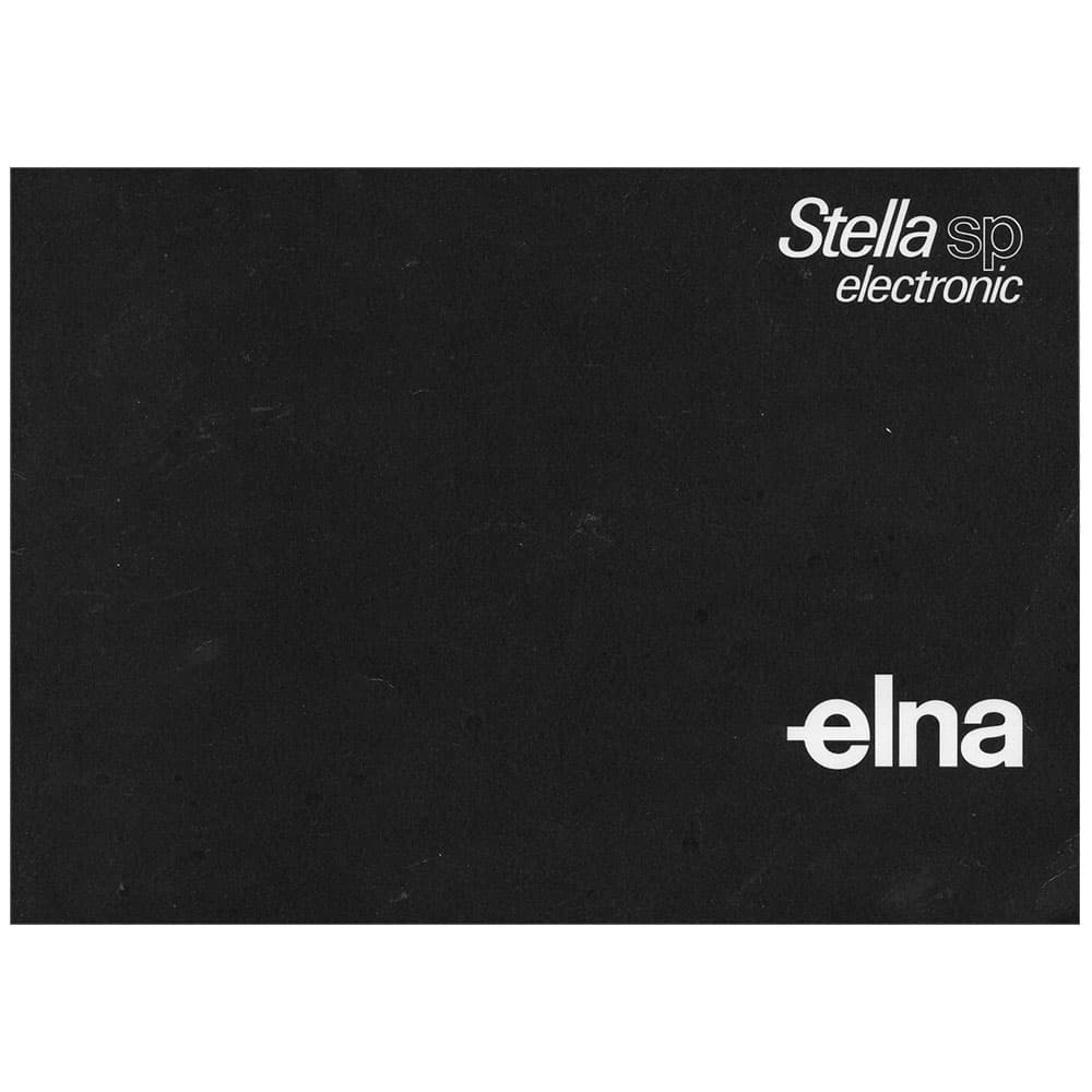Elna 37 Stella Series Instruction Manual image # 119168