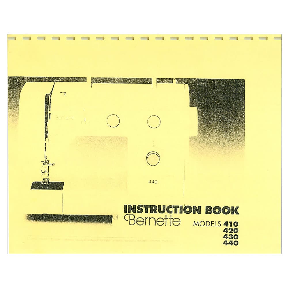 Instruction Manual, Bernette 430 image # 119569