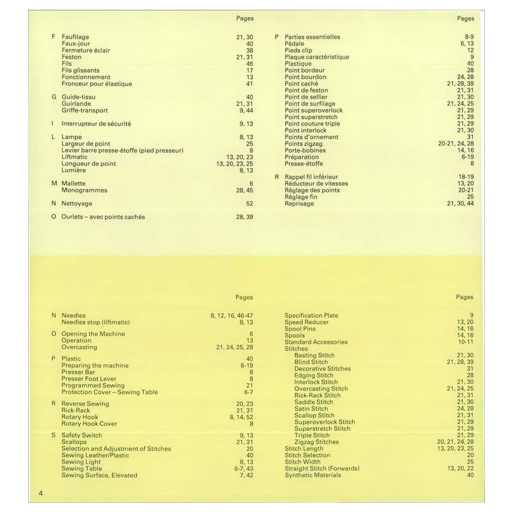 Elna 5000 Instruction Manual image # 119227