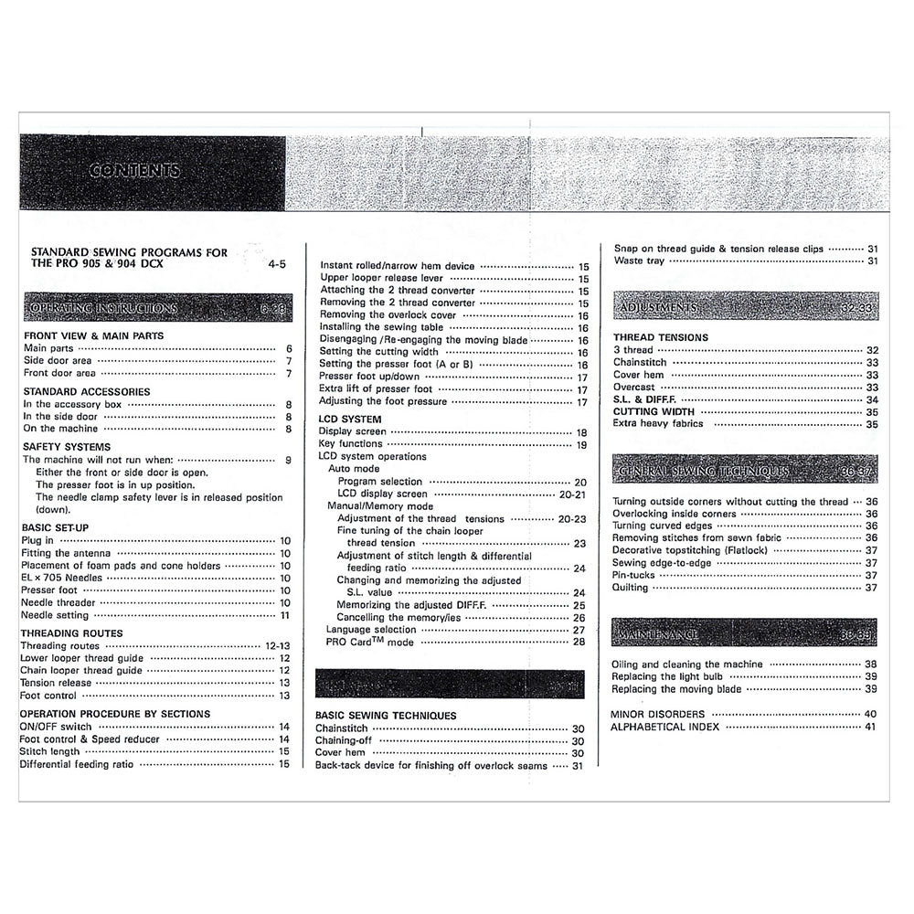 Elna 925DCX Instruction Manual image # 119522