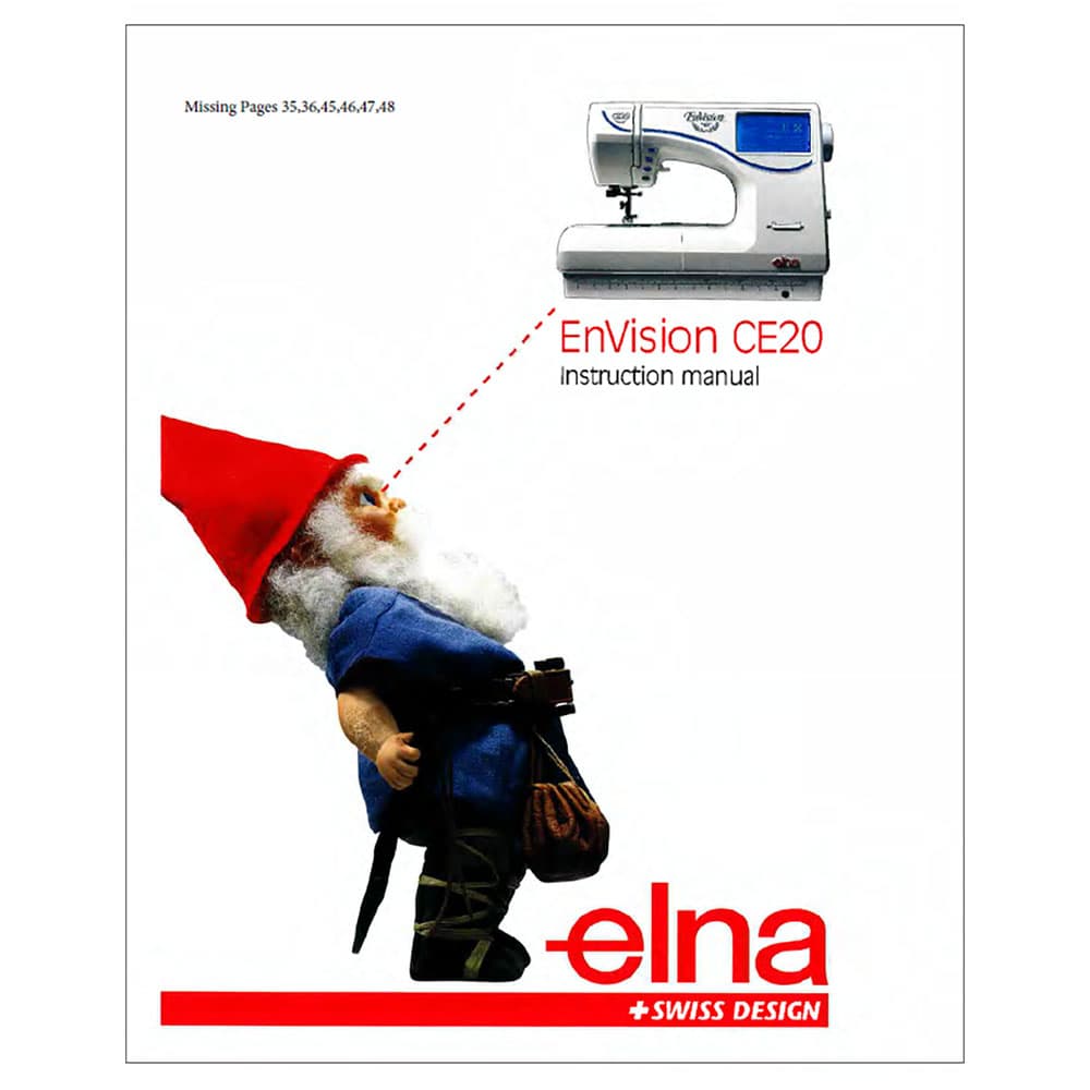 Elna CE20 EnVision Instruction Manual image # 119355