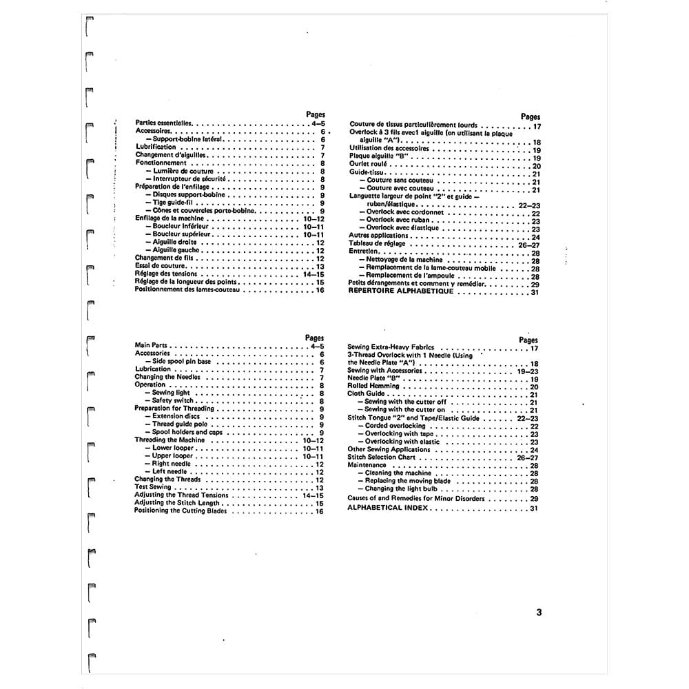 Elna L4 Serger Instruction Manual image # 119388